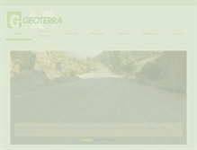 Tablet Screenshot of geoterra.cl